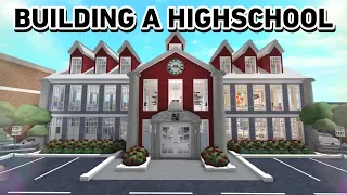 BUILDING A HIGH SCHOOL IN MY BLOXBURG TOWN