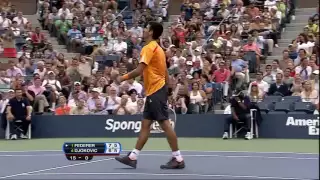 Novak Djokovic vs Roger Federer  Highlights HD US Open 2009 SemiFinals