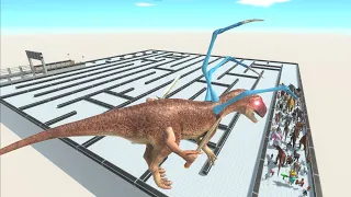 Vastatosaurus Rex vs ALL UNITS in Castle - LAST SURVIVOR - ARBS Animal Revolt Battle Simulator