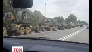 Військова техніка російської армії наближається до українського кордону