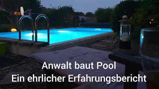 Pool selber bauen. Ein ehrlicher Erfahrungsbericht 2020. #poolbau #pool #poolselbstbauen @Poolfreund