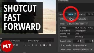 How to Fast Forward Part of Video in Shotcut