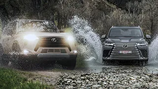 New Lexus LX600 Vs GX550 - Exterior - Interior - Off-Road - Top SUV 7 Seats Luxury (2024 - 2025)