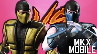 СКОРПИОН VS САБ-ЗИРО KLASSIC | СРАВНЕНИЕ | Mortal Kombat X Mobile