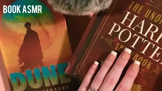 BOOK ASMR | Tapping and Scratching, Page Turning, Tracing ✨📖📚