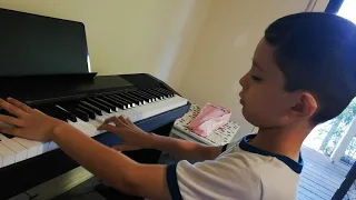 Total Eclipse of the Heart. Piano by Max (7)(after only 15 lessons)