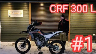 CRF300L Mods and winter trip to Oslo