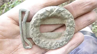 CRAZY Awesome Find!! Metal Detecting Confederate Civil War Camp!!!