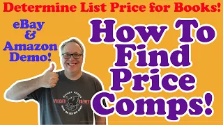 How to Find Price Comps for Selling Books on eBay and Amazon!  Including a ScoutIQ example!