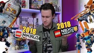 LEGO NEXO Knights 2018 против Ниндзяго 2018.  Кто лучше?   [Geek-патруль #2]