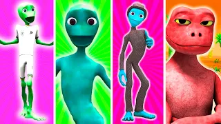 COLOR DANCE CHALLENGE PATILA VS DAME TU COSITA VS EL TAIGER ME KEMASTE VS ALIEN GREEN