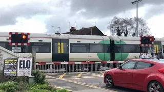 Hampden Park level crossing, East Sussex.