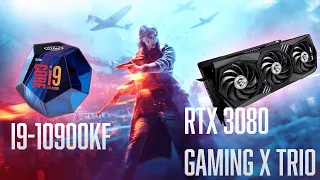 Battlefield V (Intro) | i9-10900KF + RTX 3080 Benchmark | 1080P | Ultra Settings