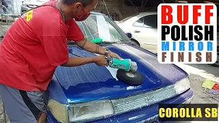 Buffing and polishing | TOYOTA COROLLA SMALL BODY | K92 PAINT