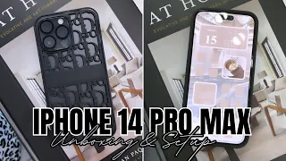 IPHONE 14 PRO MAX UNBOXING + SETUP 📱