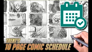 Trents 10 page comic schedule