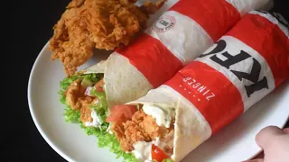 Zinger Twister Recipe by Lively Cooking | KFC Style