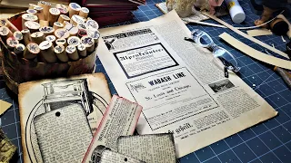 GOT 1 MAGAZINE PAGE? How to Make Easy Junk Journal Embellishments with 1 Page! The Paper Outpost! :)