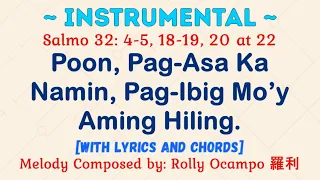 [INSTRUMENTAL Ver 2] for 5 March 2023 Mass | Salmo 32: Poon, Pag-Asa Ka Namin, Pag-Ibig Mo’y Aming..