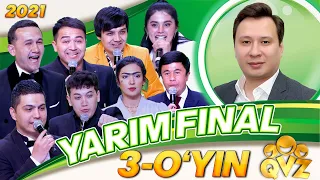 QVZ 2021 YARIM FINAL 3-O'YIN