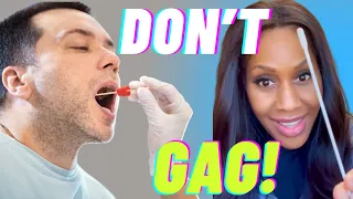 How NOT to GAG When Getting Your Throat Swabbed! A Doctor Demonstrates