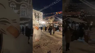 New Year's festivities on Red Square. #russia #moscow #redsquare