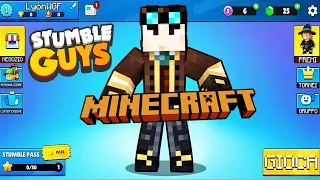 GIOCO A STUMBLE GUYS CON LA MIA SKIN DI MINECRAFT!!