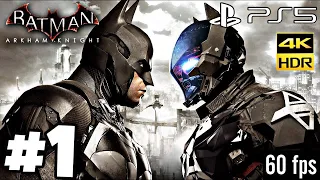 PS5: Batman Arkham Knight - Parte 1 - SPETTACOLARE SU PS5 - 4K 60 FPS - Ray Tracing - HDR