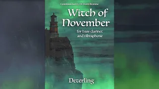 Witch of November (for vibraphone and bass clarinet) Score Video