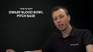 WHTV Tip of the Day - Dwarf Blood Bowl Pitch Base.