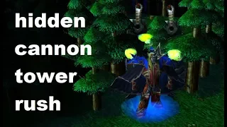 Warcraft 3 TFT | Cannon tower rush improved version
