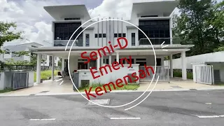 RM2.5 Mil Freehold 2 Storey Semi-D End Lot Emery Kemensah