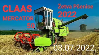Zetva Psenice 03.07.2022. CLAAS MERCATOR 50 HARVEST | Harvest 2022 @P.G.ALEKSIC