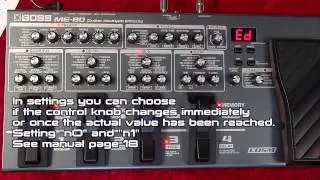 Boss ME-80 Saving Patches Tutorial