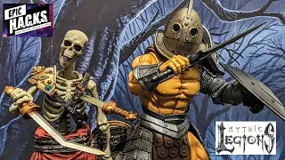 TO GLORY!! Mythic Legions GLADIATOR and Epic Hacks Gladiator Skeleton Review and Comparison
