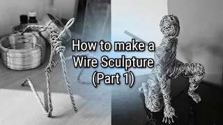 How to make a Wire Sculpture (Part 1 Frame) #wire #sculpture #wireartist #wireart #artist