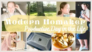 Day in the Life of a Modern Traditional Homemaker Quiet Time ,Clean & Tidy, salted caramel icecream