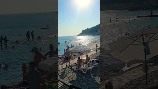 25 июля 2023 Сочи Хоста пляж Освод. Теплое море отличная погода.