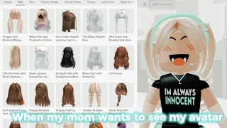 When My MOM Wants To See My ROBLOX Avatar-🤣🙄🤩