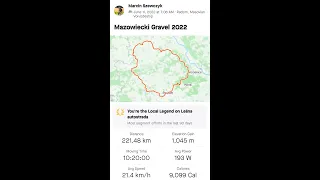 MAZOWIECKI GRAVEL 2022 - 200KM