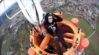 Climbing a 273m TV Tower in Mühlacker, Germany | Lele Matthew