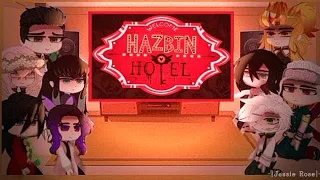 🌼 Los pilares reaccionan a algunas canciones de Hazbin Hotel🌹 ☀🌈 °~Gigikwai59~° ⭐🌙