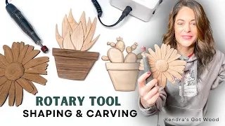 Shaping & Carving with a Rotary Tool - Bits & Accessories Explained