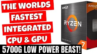 AMD Ryzen 7 5700G FASTEST Gaming APU CPU That Uses Very Little Power