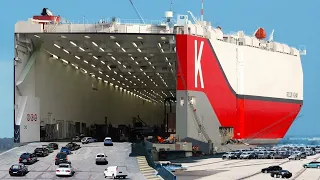 Dünyanın En Büyük Araba Taşıyıcı Gemisinin İçi!
