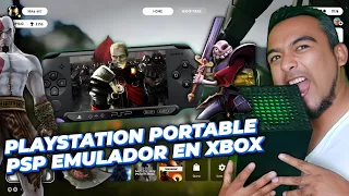 Playstation PORTÁTIL (PSP) en Xbox?  ¡IMPRESIONANTE! lo que puede hacer tu XBOX SERIES S/X