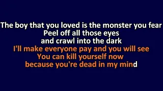 Marilyn Manson - Man That You Fear - Karaoke Instrumental Lyrics - ObsKure