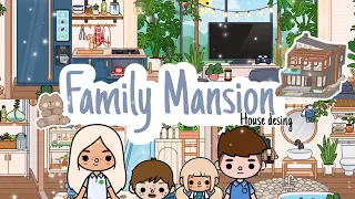 🌿 Family Modern Mansion Makeover 🍄[House Desing] Toca Boca 🐻Tocalifeworld