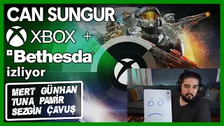 Can Sungur - XBOX & Bethesda Games E3 2021 izliyor w Tuna Pamir, Mert Günhan, Sezgin Çavuş