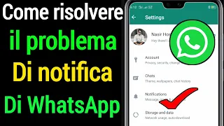 Come risolvere la notifica di WhatsApp che non viene visualizzata | Correggi la notifica di WhatsApp